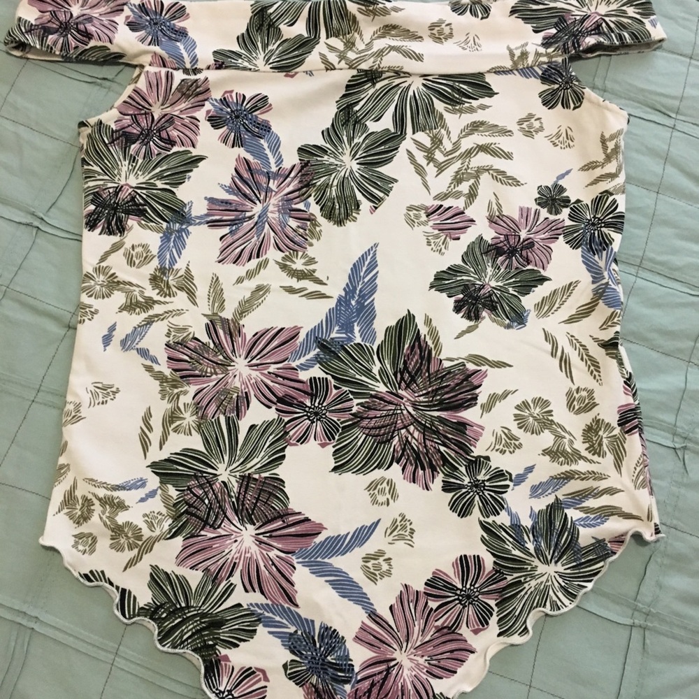 Free People off the shoulder body suit